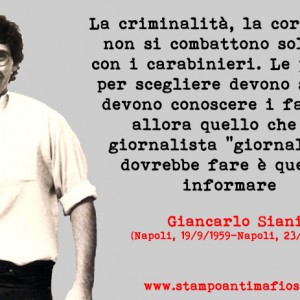 Giancarlo Siani_scritta